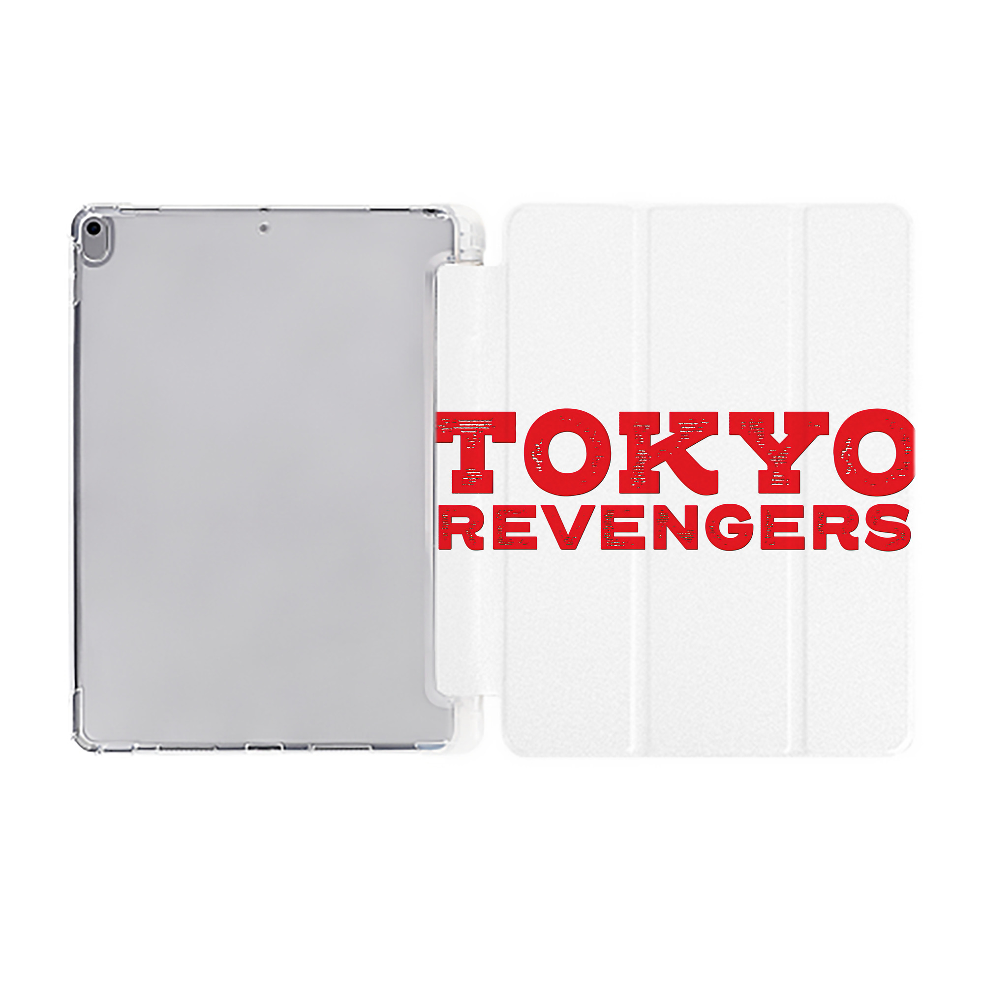 （画像用） 東京リベンジャーズ Tokyo Revengers IPad ケース ペン収納付き 三つ折りスタンド PUレザー×シリコン 対応機種9.5/10.5/10.9インチ